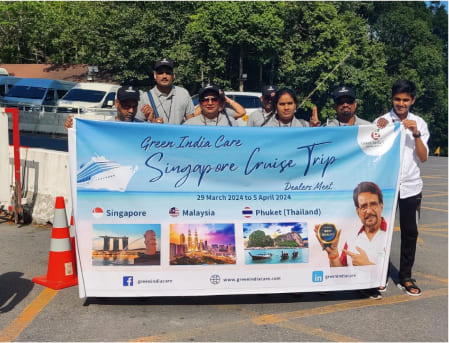 Green India Care Singapore Trip